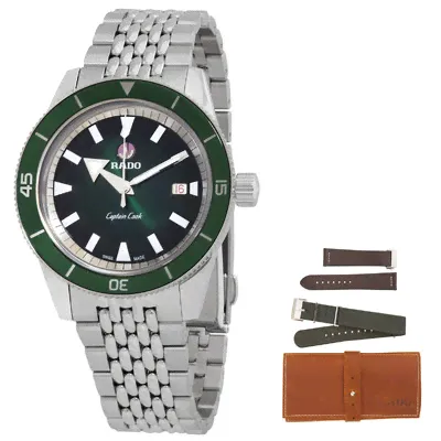 Rado Captain Cook Automatic Green Dial Mens Watch r32505318 (зелёный, mbz11928)-0