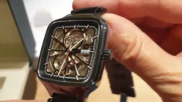 ZEGAREK RADO TRUE KWADRATOWY AUTOMATYCZNY OPEN HEART R27086162  W. Śliwiński