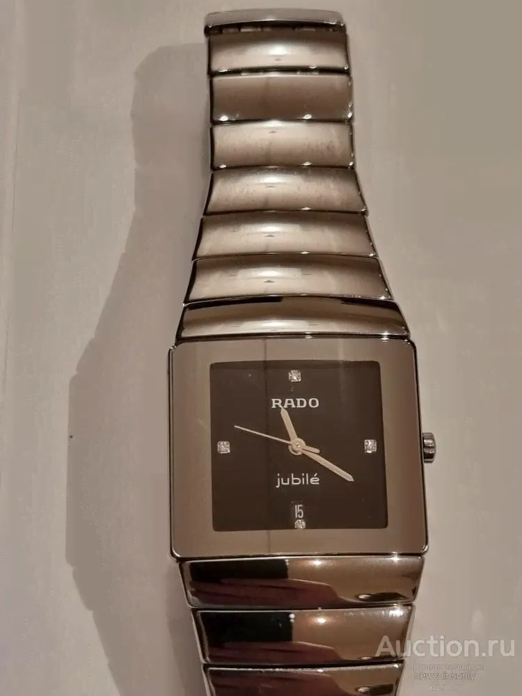 Часы Швейцария мужские RADO c бриллиантами в отличном состоянии-0