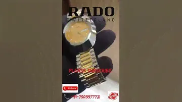Rado R12391633 DiaStar Original Quartz Watch with Stainless Steel Strap, Gold, 21 R12391633