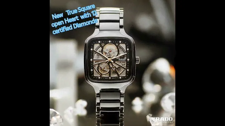 Rado True Square with 12 Certified Diamonds