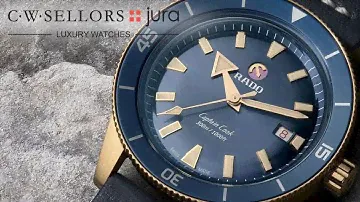 Распаковка НОВЫХ часов Rado Captain Cook Bronze l Jura