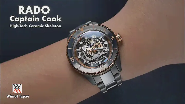 NEW Rado Captain Cook High Tech Ceramic Skeleton "Lava" - Wimol Tapae