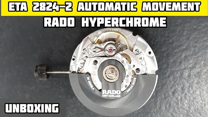 RADO Hyperchrome Automatic Watch Movement ETA 2824-2 Unboxing | SolimBD