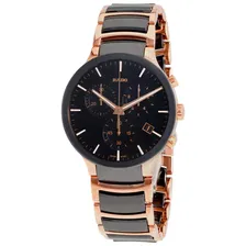 Rado Centrix Chronograph Black Dial Mens Watch r30187172 (чёрный, mbz11219)