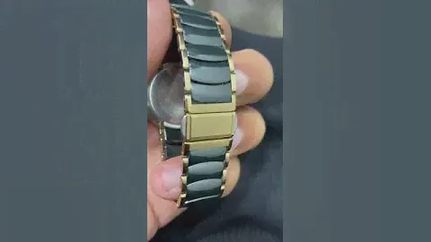 Rado diastar black with Sapphire and stones