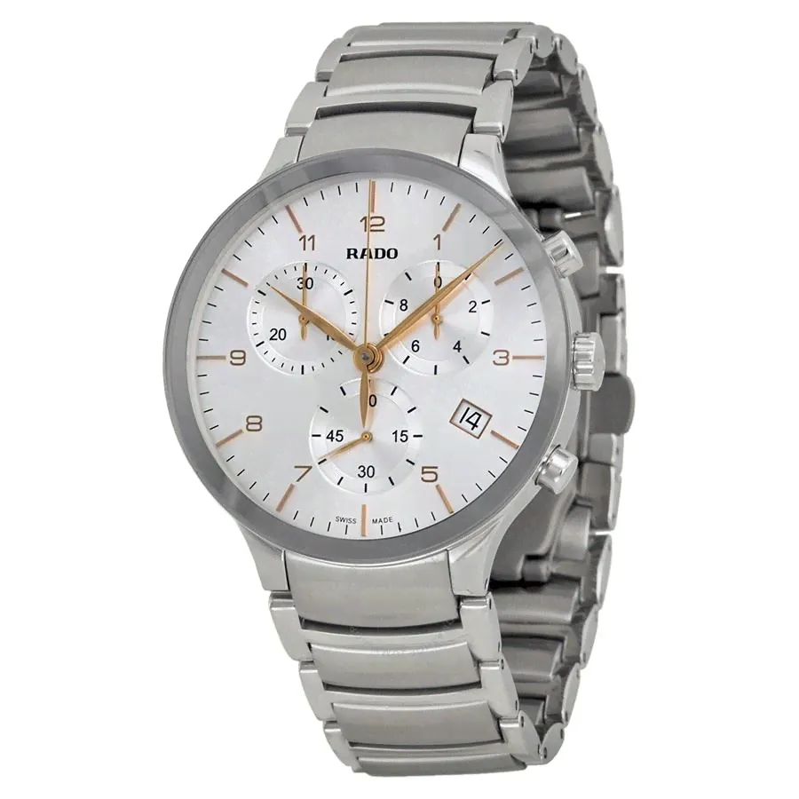 Rado Men's R30122113 Centrix Chronograph Stainless Steel Watch-0