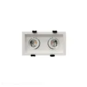 СТ Светильник Downlight встраиваемый 2x7Вт RADO 2х07 WH D45 3000K with driver 1278000450 EUROLED