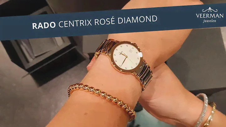 Unboxing new Rado Centrix Diamond Rose