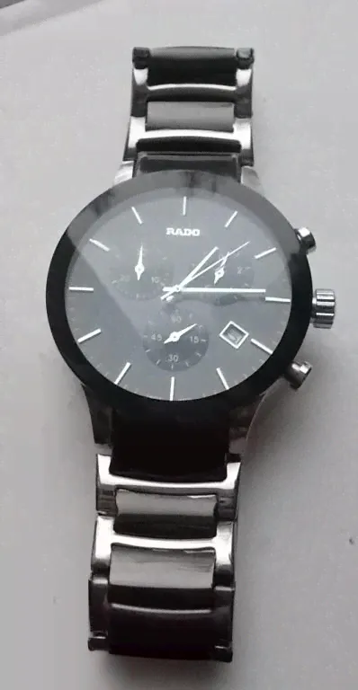 Часы Rado хронограф кварц большие красивые на ходу-0