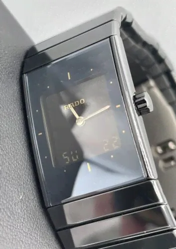 rado ceramica Diastar Swiss Quartz Multi-Function Watch Alarm Chrono Digital-0