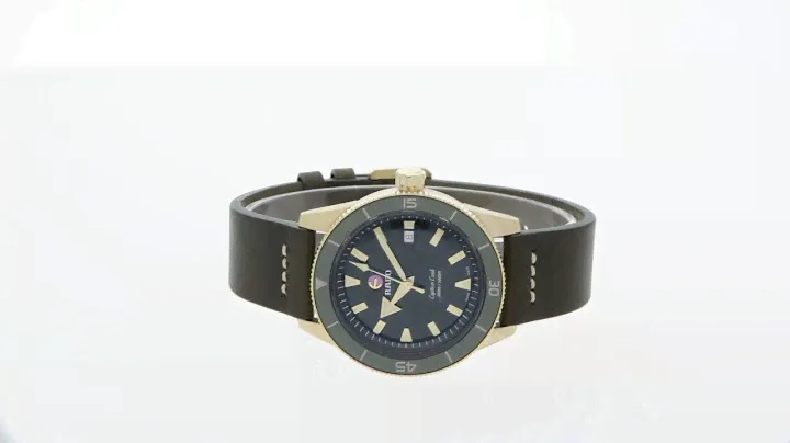 RADO CAPTAIN COOK GENT AUTOMATIC XL BRONZE GREEN DIAL R32504315 Zegarek / Watch 360