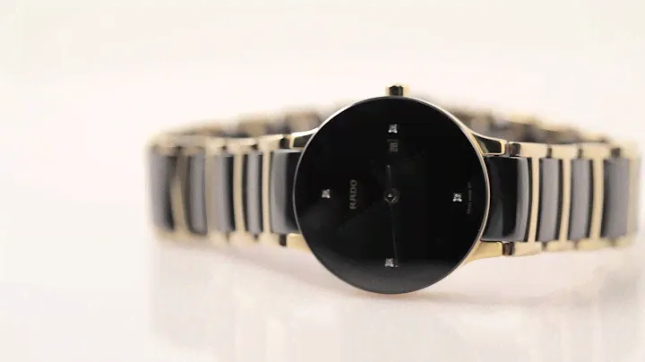 Rado Centrix Jubilé Black Ceramic & Steel Watch