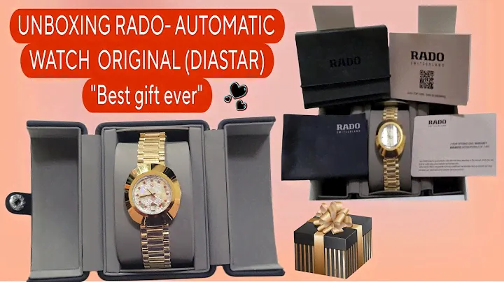UNBOXING RADO (DIASTAR) ORIGINAL AND AUTOMATIC QUALITY TRUST BRAND | WATCH RADO REVIEW AND DETAILS |