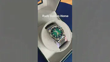 Rado Golden Horse, beautiful green dial. 雷达表，美丽的表盘.