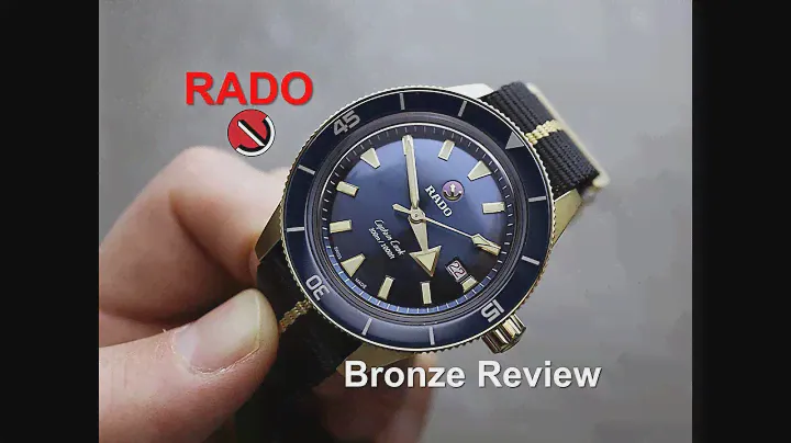 An Impressive Bronze Dive Watch - The RADO Captain Cook (42mm Blue) Diver