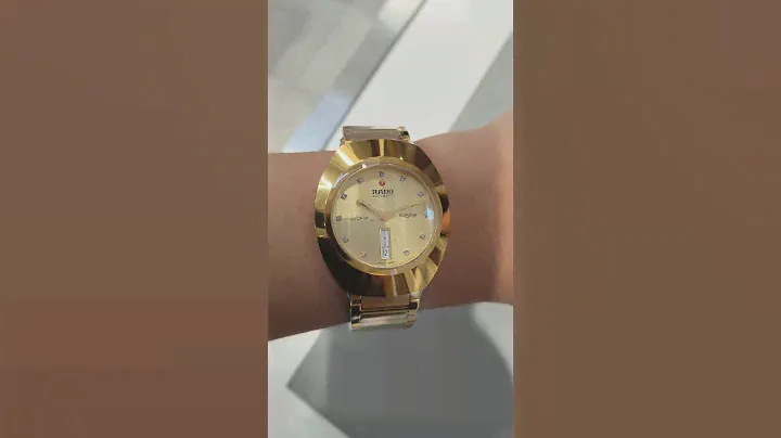 RADO diastar jubile 40mm watch | 11 original diamonds - wrist roll #radowatch #luxurywatch