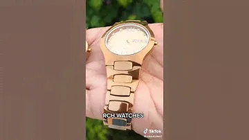 gold plated Rado couple