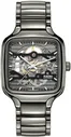 Швейцарские механические часы Rado True Square Automatic Skeleton R27125152 на браслете из керамики, с водозащитой 5 Бар и международной гарантией от производителя