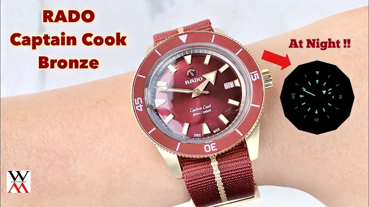 NEW Rado Captain Cook Bronze Red Dial R32504407 - Wimol Tapae