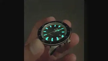 luminous test on my rado captain cook diver grey dial