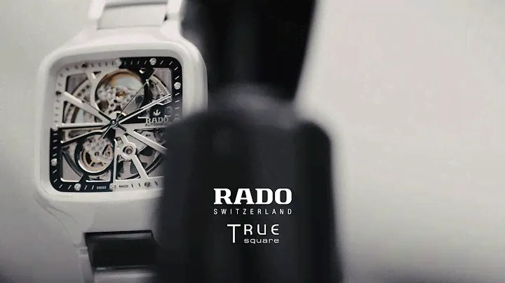 Rado True Square Open Heart Limited Edition - a Bicolour "Checkmate" in Black and White