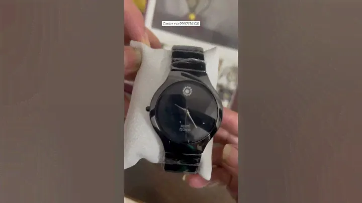 All black rado watch for women (1st copy) ⌚️ high quality