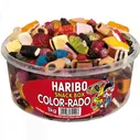 Лакрично-фруктовый жевательный мармелад Haribo Round Color Rado 1000 гр