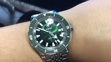 Rado Captain Cook 42 mm Green - on my wrist
