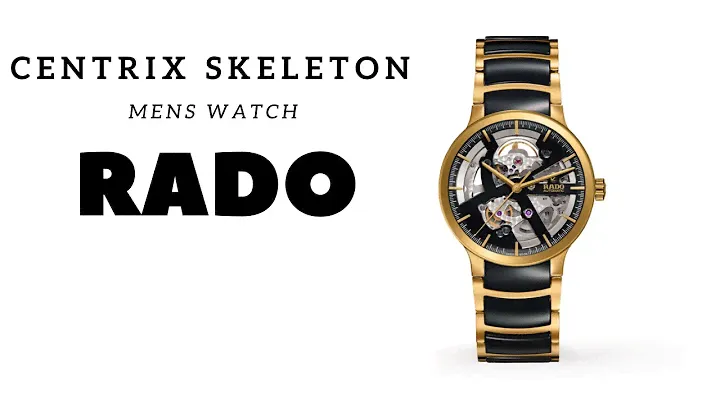Unboxing of RADO CENTRIX SKELETON WATCH