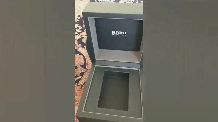rado original watch box card all brand new