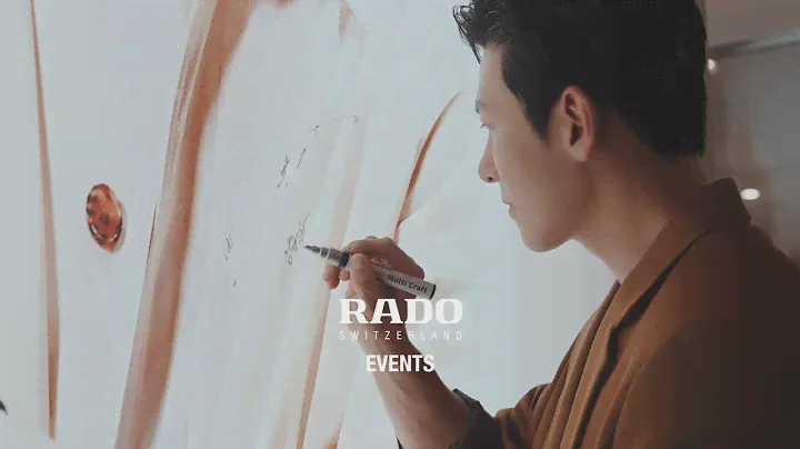 Brand Ambassador Ji Chang-wook introducing the Rado Captain Cook High-Tech Ceramic x Taipei 101