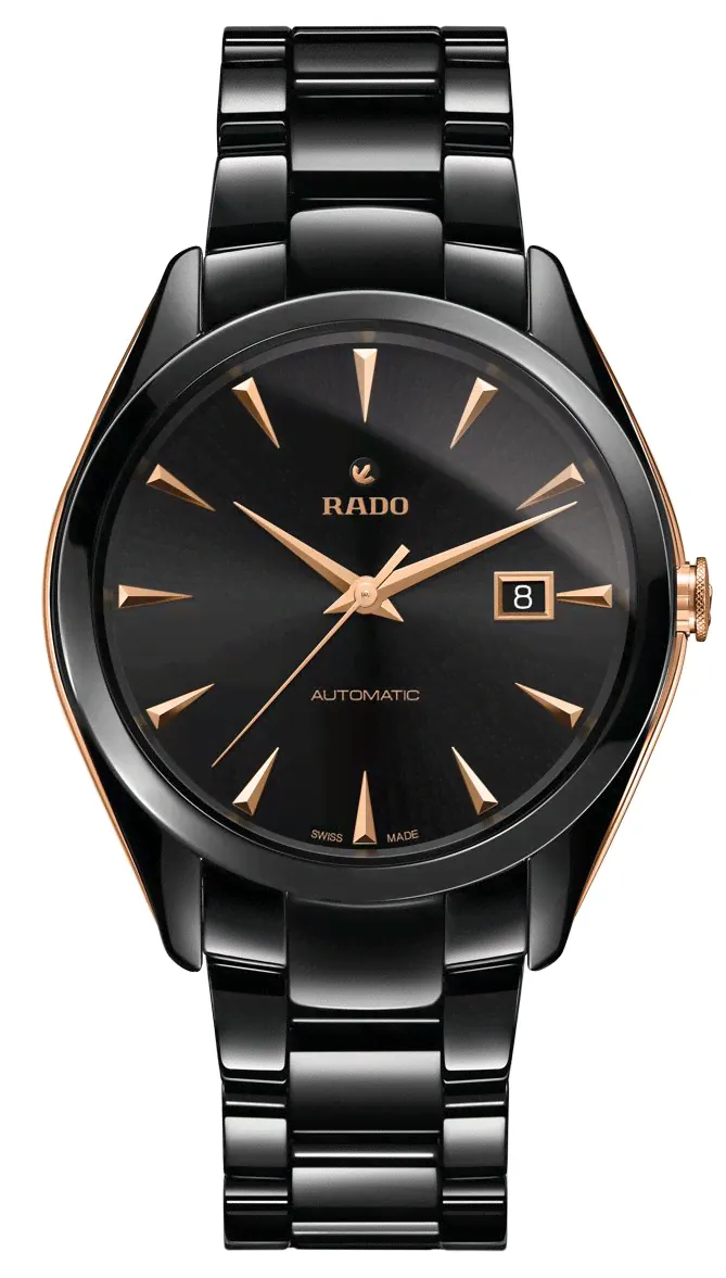 Швейцарские механические часы с автопозаводом Rado HyperChrome R32252162 на керамическом браслете, с водозащитой 5 бар и международной гарантией от производителя