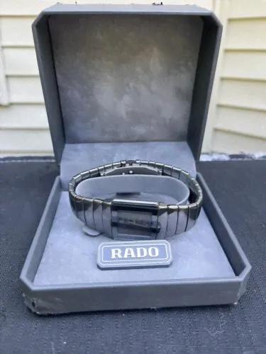 Rado Diastar High Tech Ceramic Watch Quartz Mens 31mm Swiss Made 152.0332.3