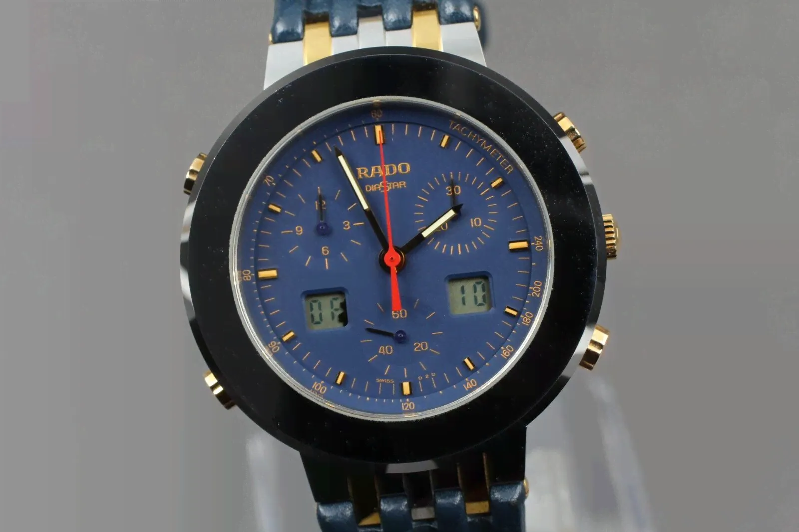 [NEAR MINT] RADO Diastar 539.0377.3 Diamaster Chronograph Quartz Mens Watch